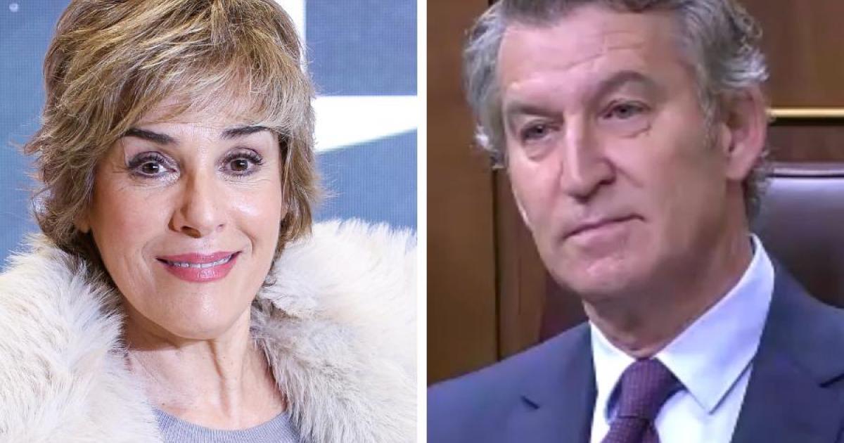 La actriz Anabel Alonso ha comentado esta cara de Feijóo.