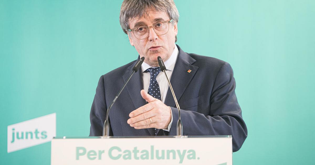 Carles Puigdemont, este 27 de octubre, en Perpignan