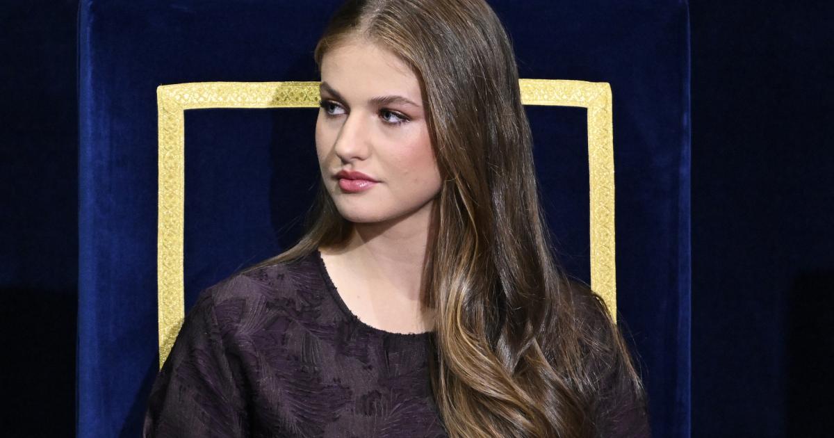 La princesa Leonor en la ceremonia de entrega de los Premios Princesa de Asturias 2025 en Oviedo