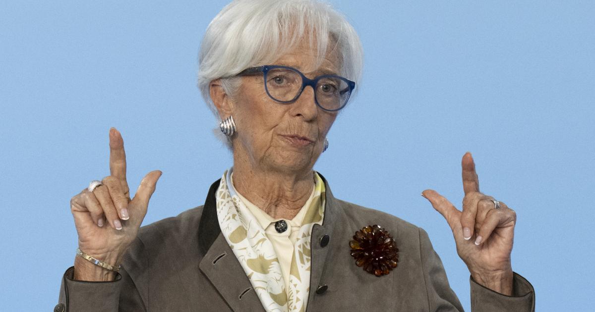 La presidenta del BCE, Christine Lagarde.