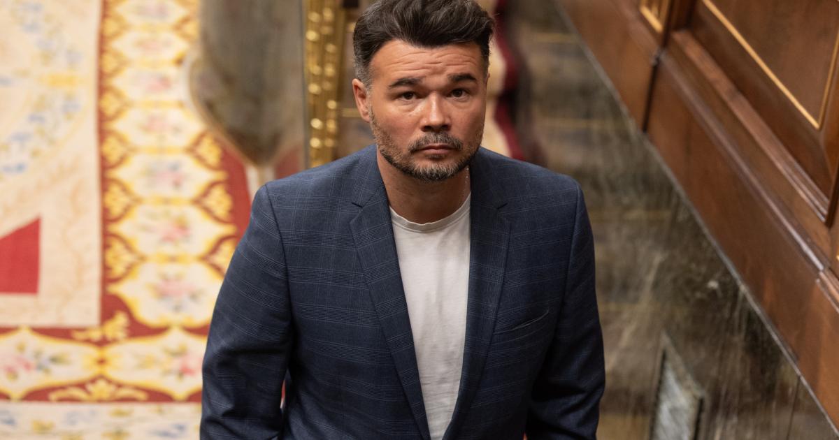 Gabriel Rufián en el Congreso.