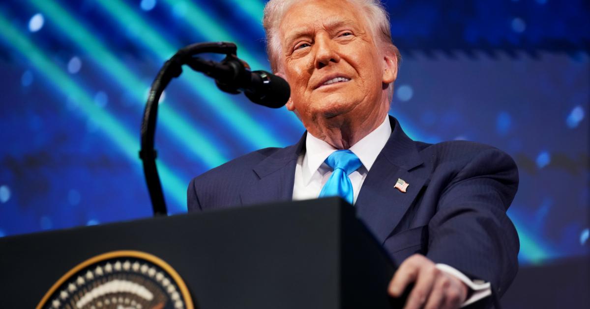 Imagen de archivo del presidente de EEUU, Donald Trump.