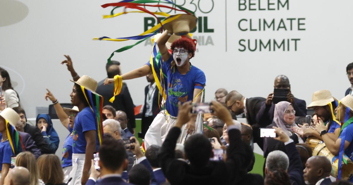 Animación local en la apertura de la COP30 en Belém, plena amazonía brasileña