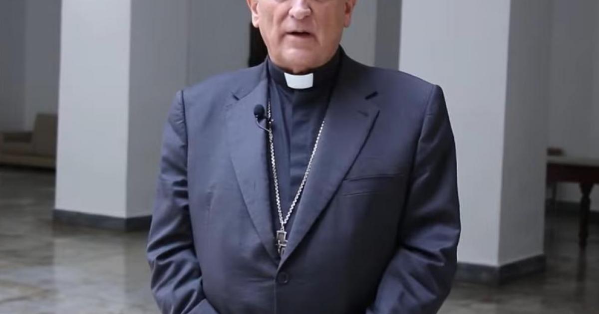 El obispo de Cádiz y Ceuta, Rafael Zornoza, en una captura de un vídeo oficial.