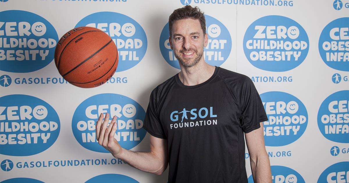 Pau Gasol, fundador de la Gasol Foundation junto a su hermano Marc.