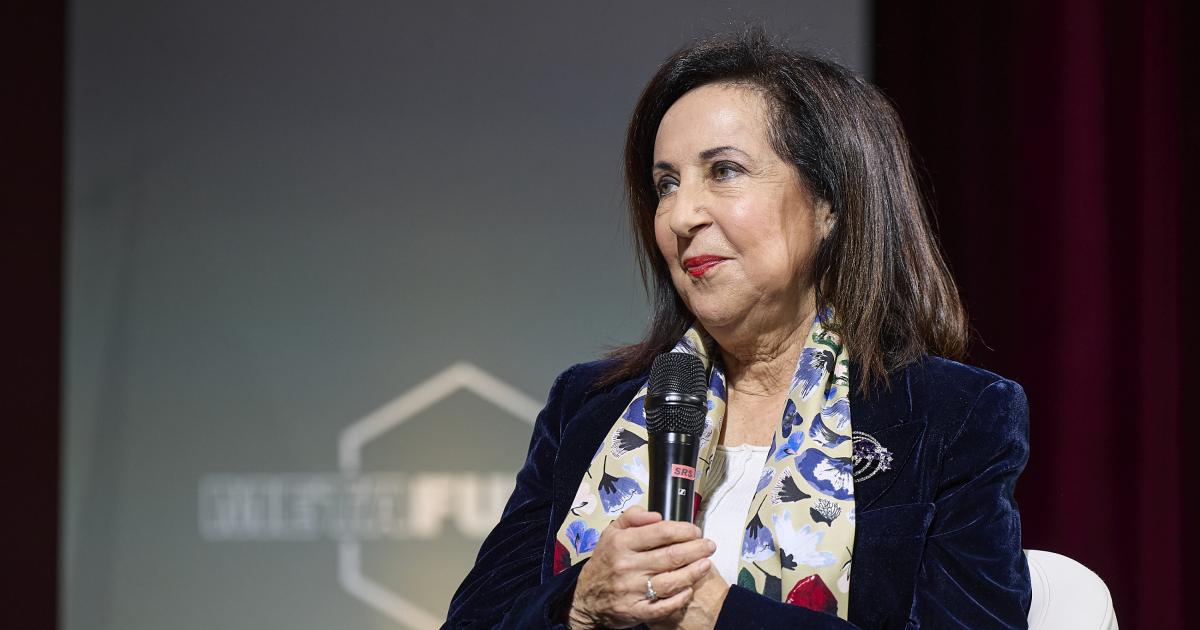 Margarita Robles durante su aparición en el foro Metafuturo de Atresmedia