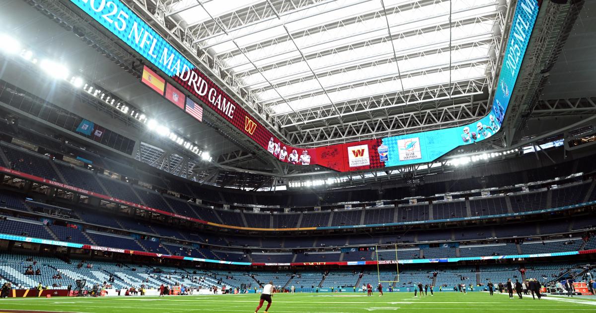 El estreno de la NFL en el Estadio Santiago Bernabéu.