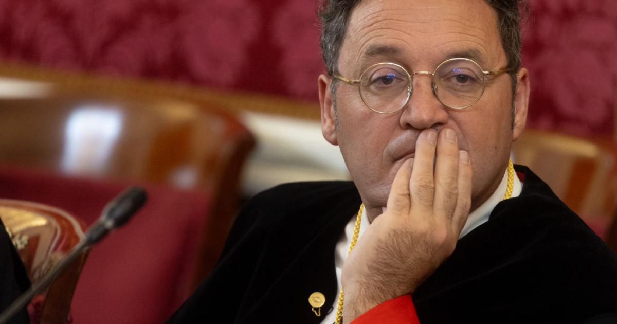 El fiscal general del Estado, Álvaro García Ortiz, durante el juicio contra él
