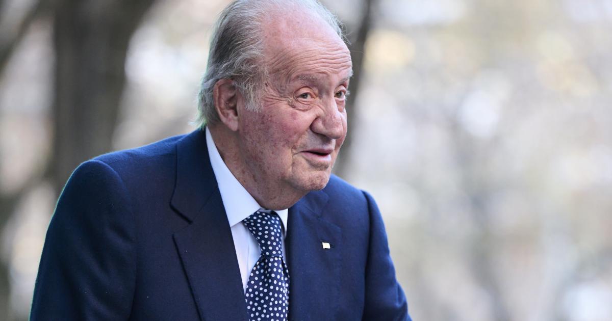 El rey Juan Carlos en la celebración del 60 cumpleaños de la infanta Elena en diciembre de 2023