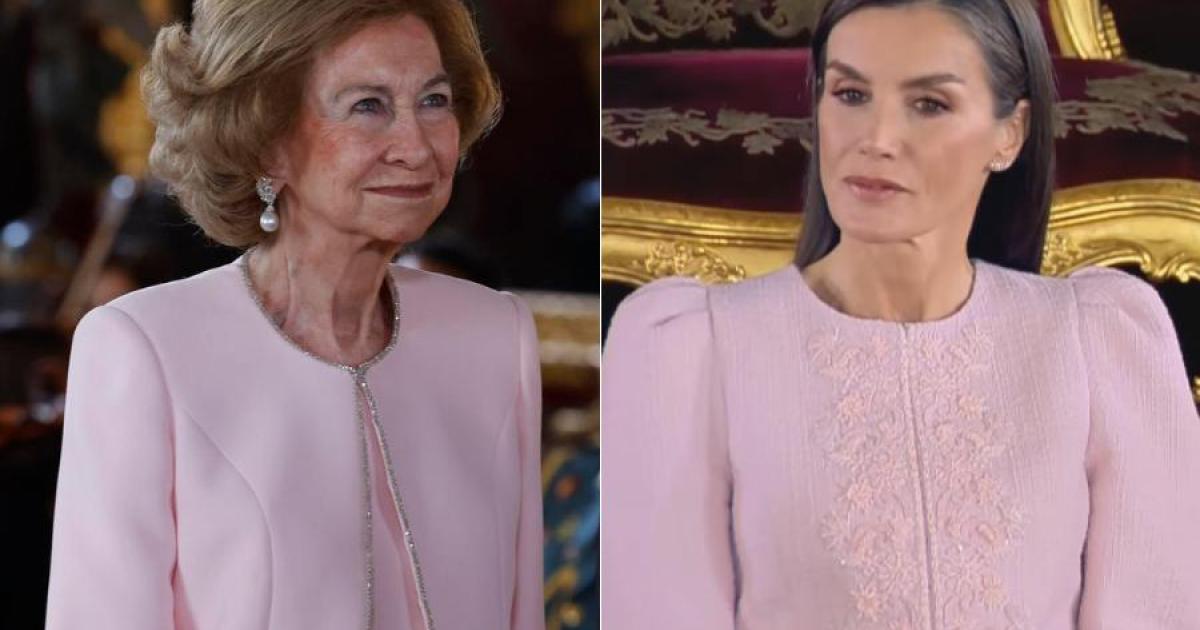 Sofía y Letizia, este viernes en el acto de imposición Toisón de Oro