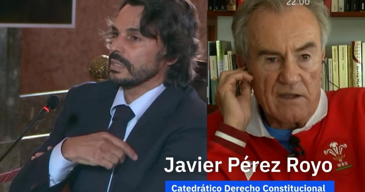 El catedrático de Derecho Constitucional, Javier Pérez Royo.