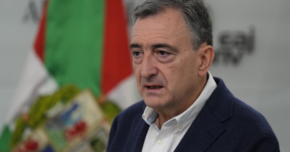 Aitor Esteban en un acto del PNV.