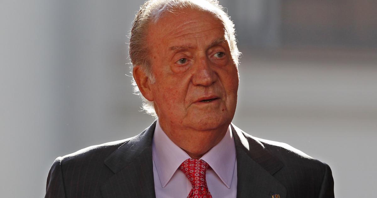 El rey Juan Carlos durante una visita a Chile