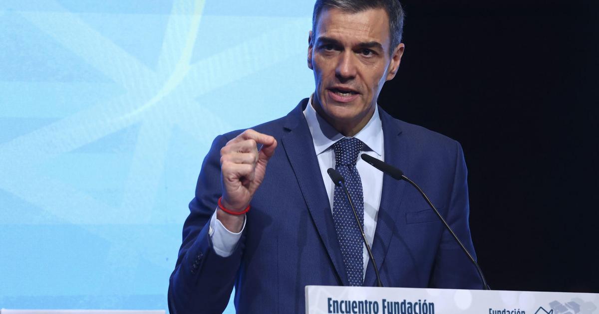 El presidente del Gobierno, Pedro Sánchez