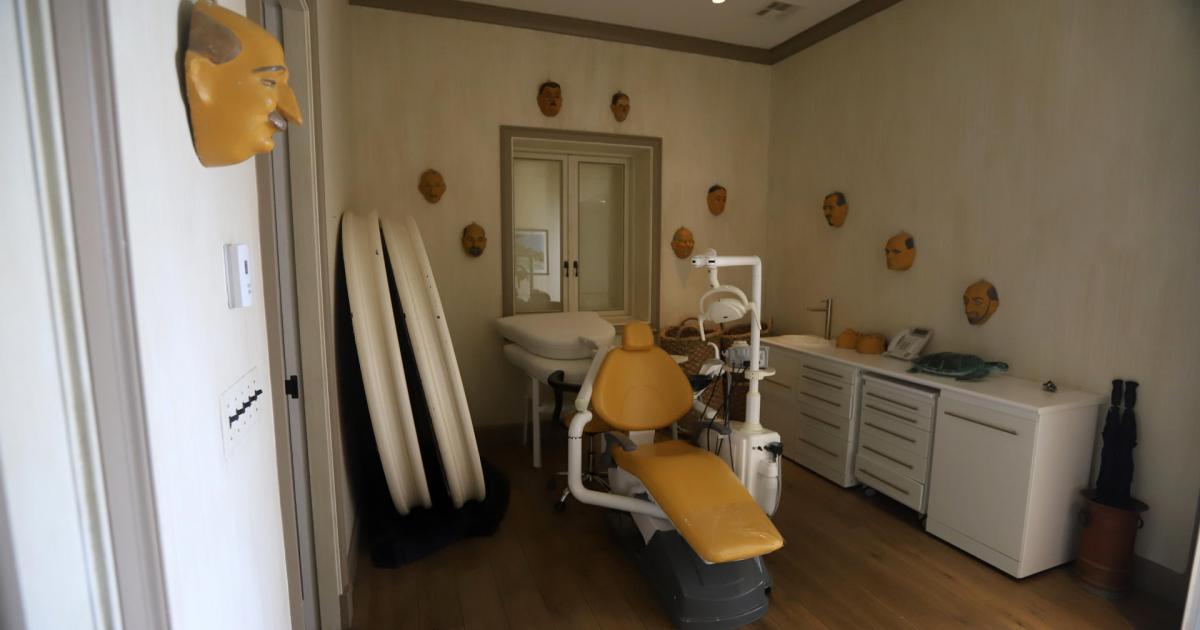 Consultorio en el interior de la isla privada del pederasta Jeffrey Epstein