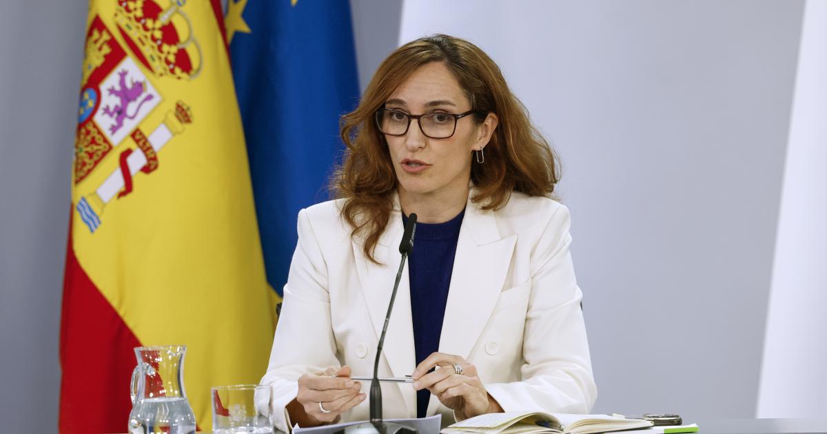 La ministra de Sanidad, Mónica García.