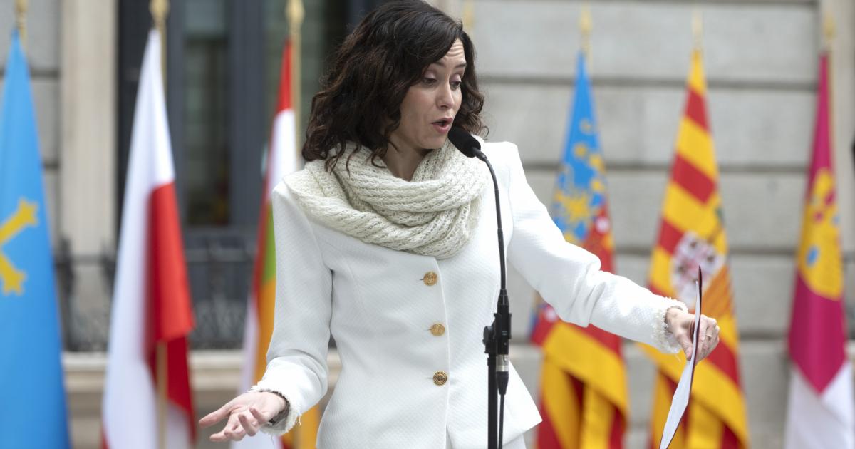 La presidenta de la Comunidad de Madrid, Isabel Díaz Ayuso.