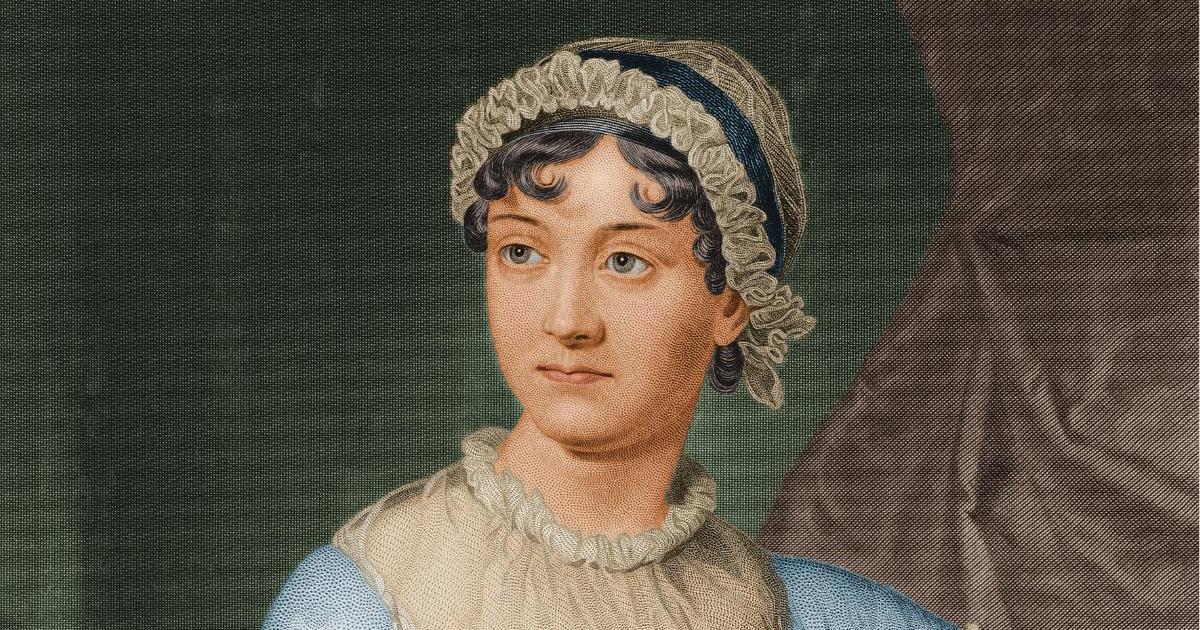 Retrato de Jane Austen de alrededor de 1790