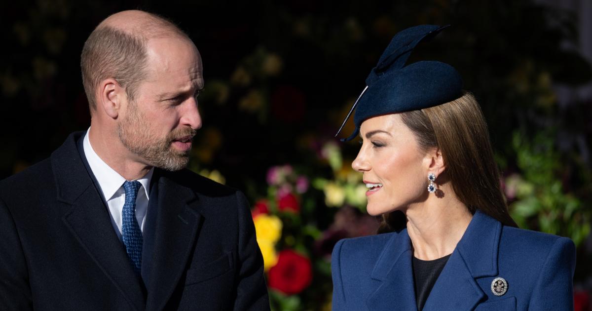 El príncipe Guillermo y Kate Middleton en la bienvenida al presidente de Alemania por su visita de Estado a Reino Unido