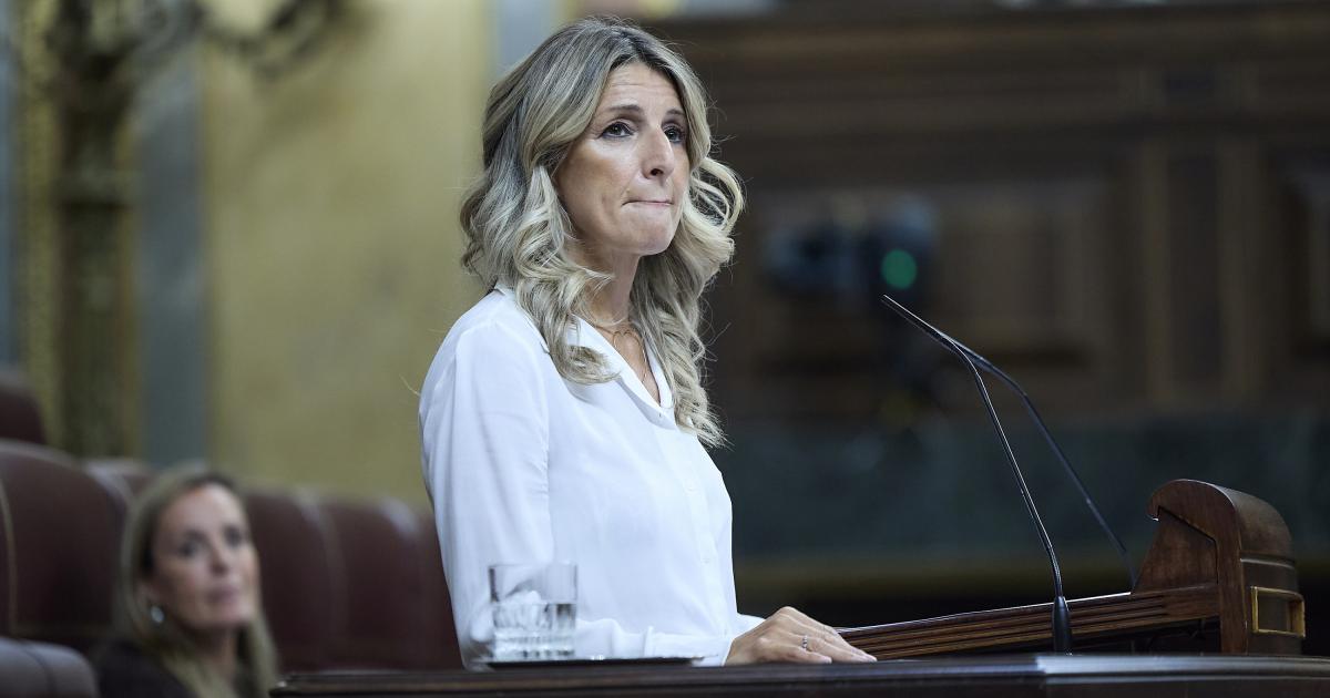 La ministra de Trabajo y líder de Sumar, Yolanda Díaz.