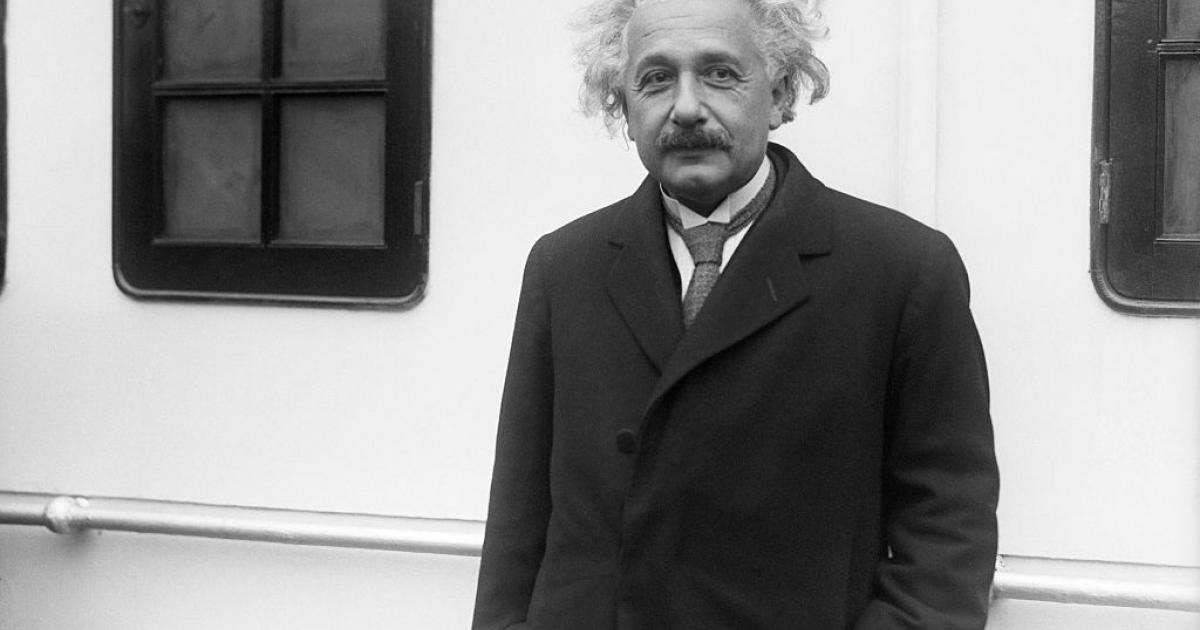 Albert Einstein.