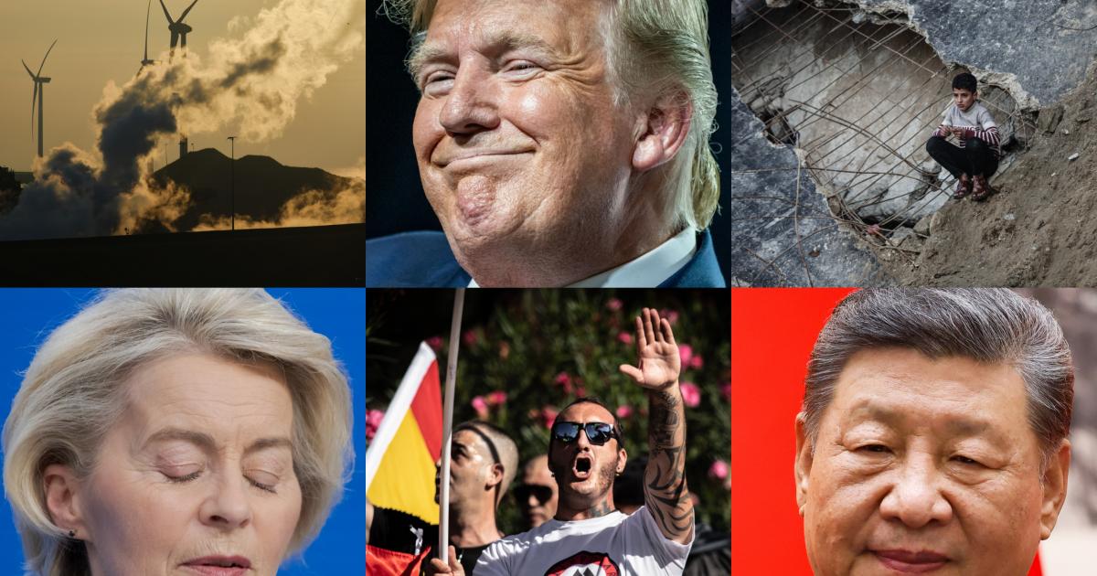 Algunos de los protagonistas de la política internacional en 2026.