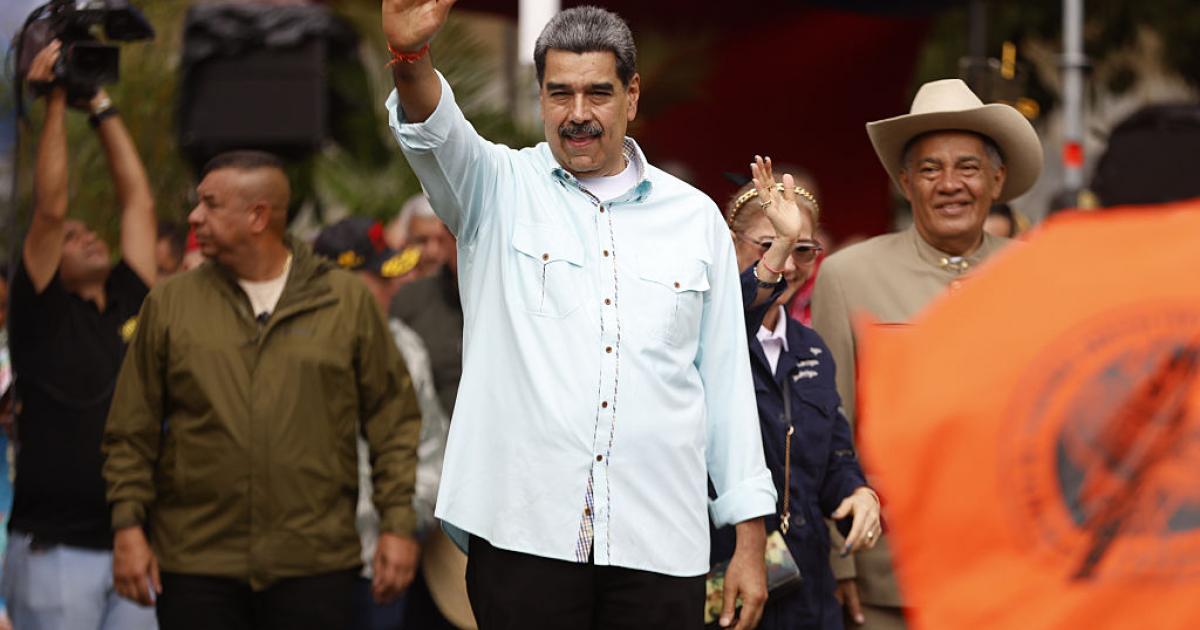 Nicolás Maduro, durante un acto público en Caracas, en una imagen de archivo.