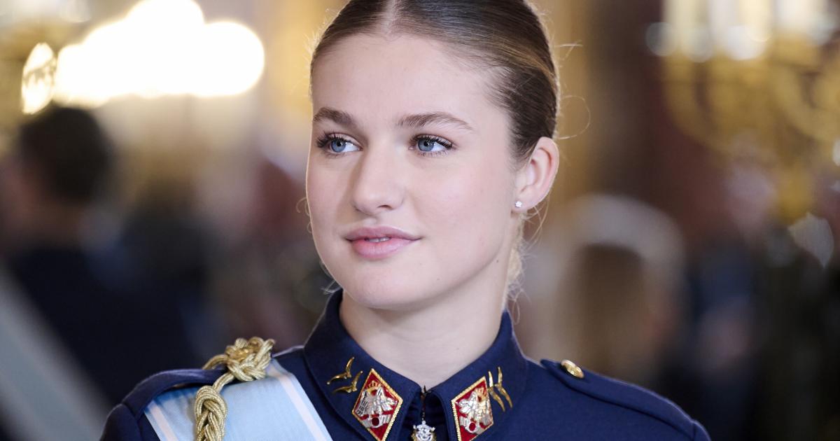 La princesa Leonor, en la Pascua Militar del pasado martes 6 de enero.