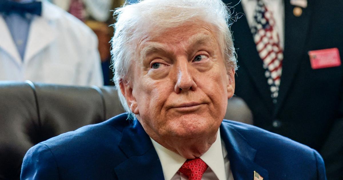 Imagen de archivo del presidente estadounidense, Donald Trump, durante una recepción en el Despacho Oval de la Casa Blanca (Washington DC, EEUU).