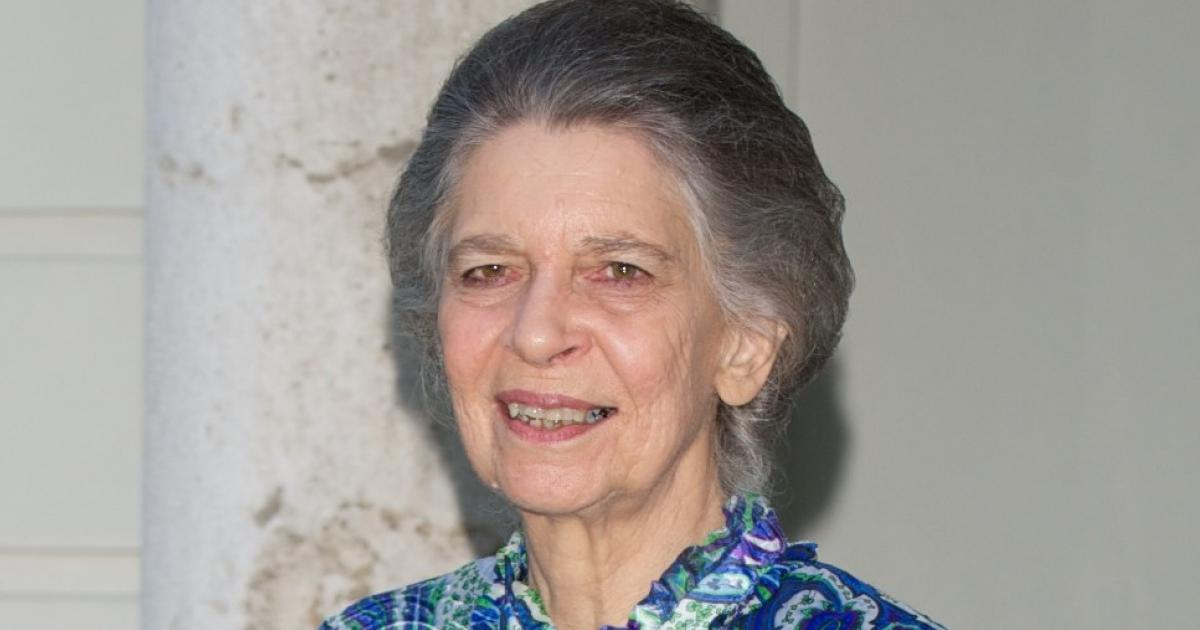 Irene de Grecia en una fiesta de verano en la embajada griega en Madrid en 2014