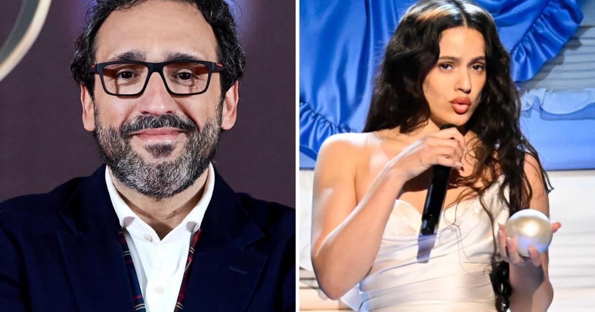 El tenor José Manuel Zapata y la cantante Rosalía.