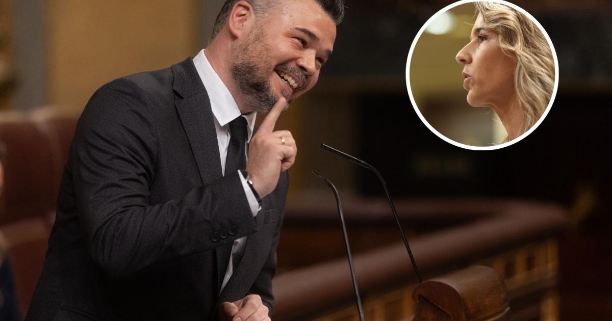 Gabriel Rufián y Cayetana Álvarez de Toledo