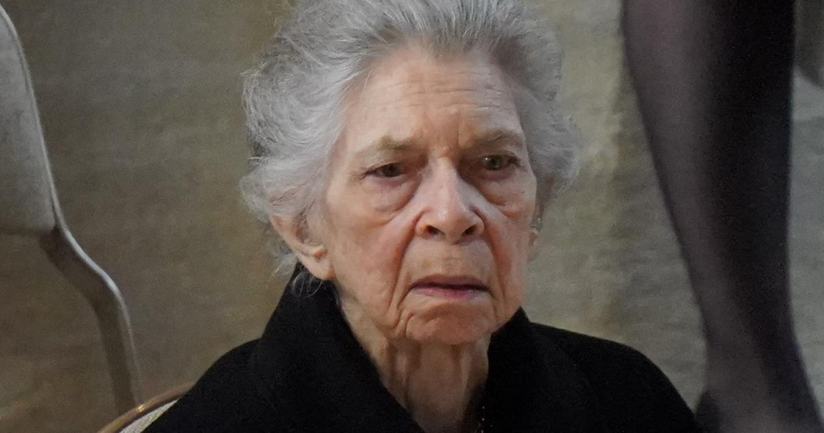 Irene de Grecia en el homenaje a Constantino de Grecia en Windsor en febrero de 2024