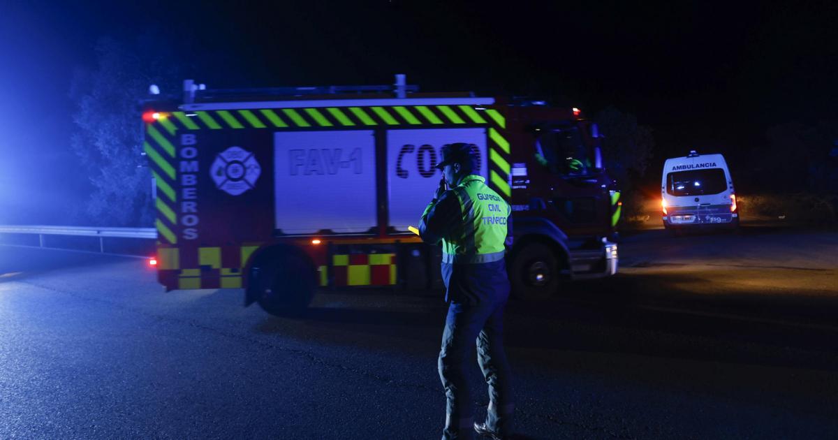 Llegada de efectivos de emergencias al lugar del accidente de tren ocurrido en Adamuz (Córdoba), en la tarde del 18 de enero de 2026.