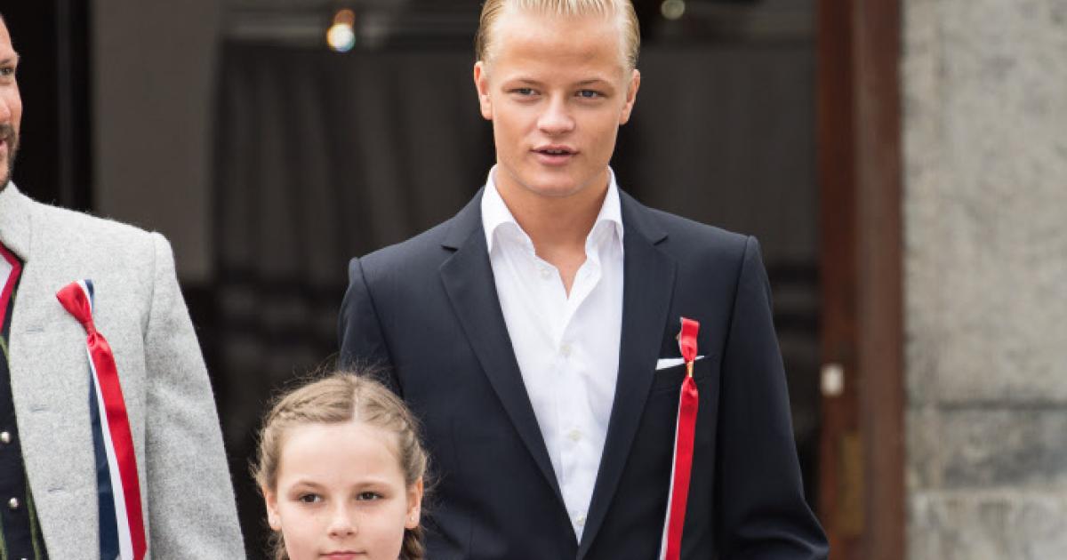 Marius Borg en el Día Nacional de Noruega 2014.