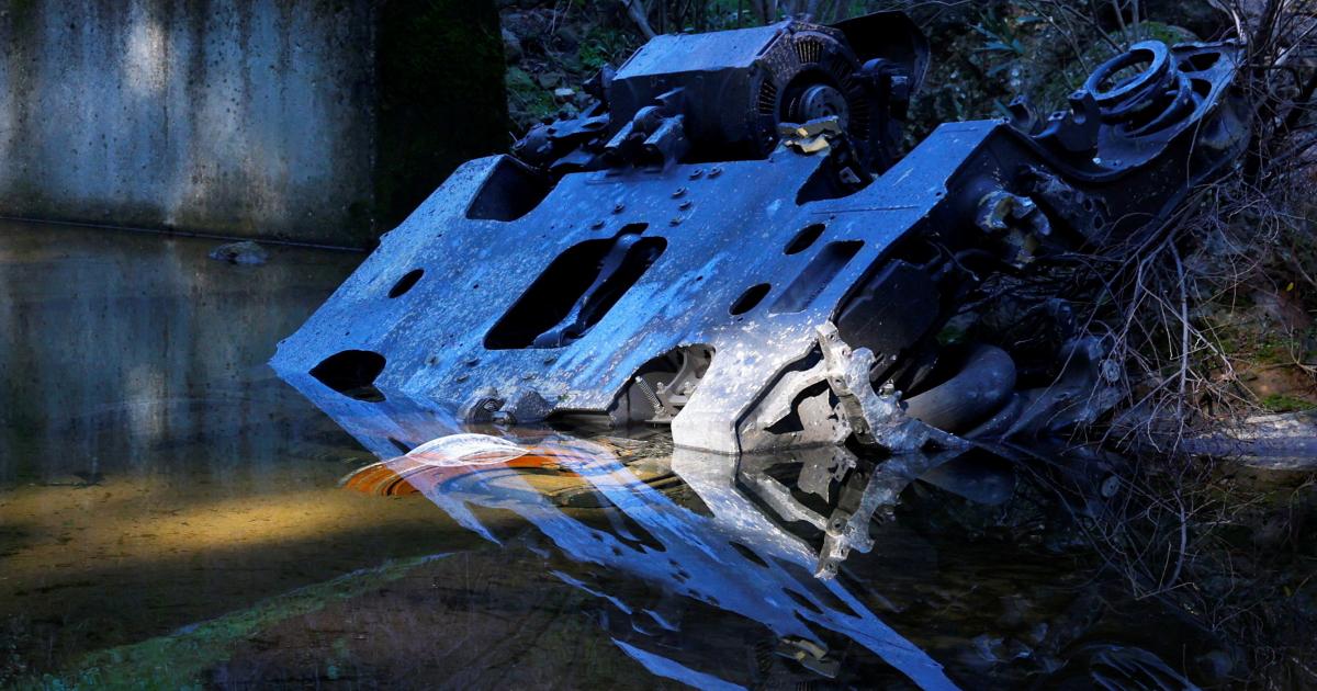 Eje hallado en las inmediaciones del accidente ferroviario de Adamuz (Córdoba) y que saltó a titulares tras ser publicado por 'The New York Times'.