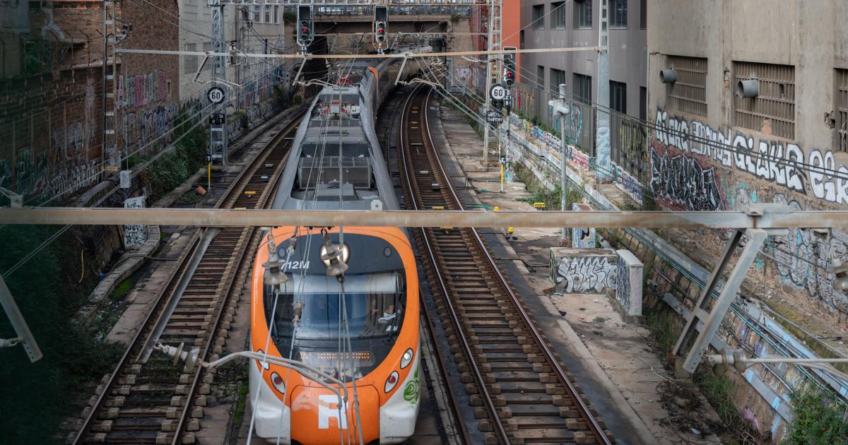 Foto de archivo de un tren de Rodalies.