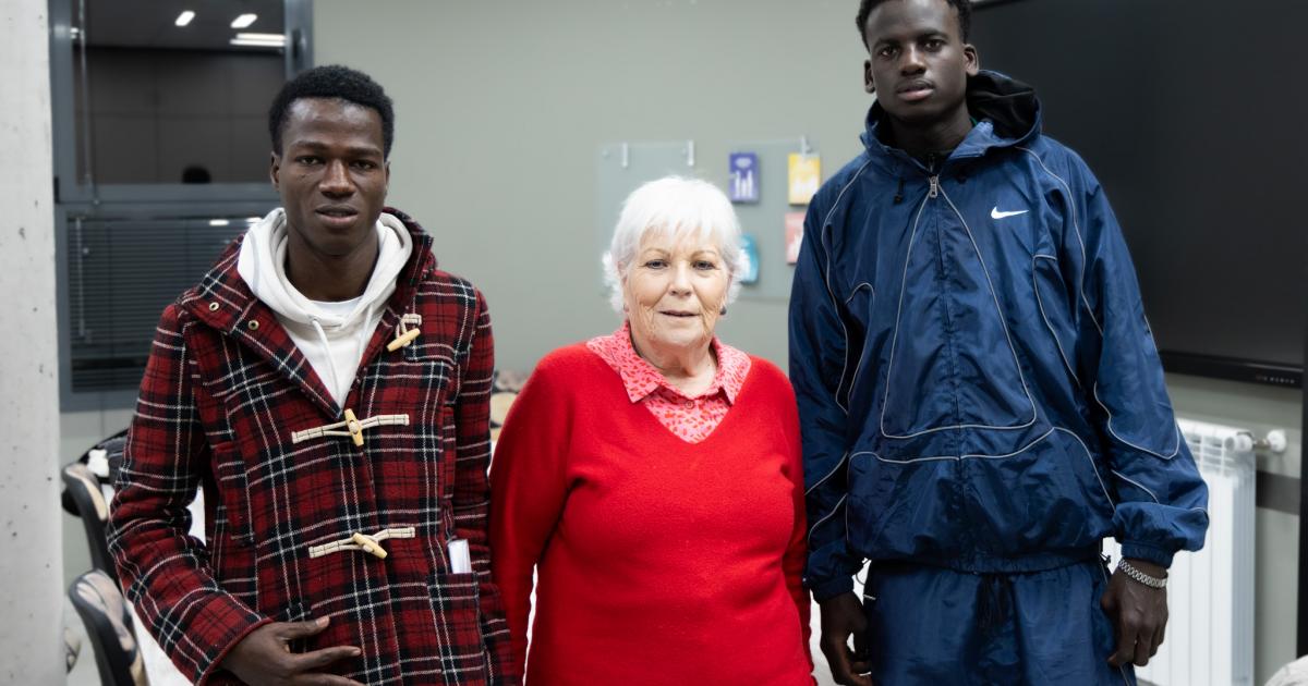 Emilia, la abuela de los menores migrantes de Hortaleza.