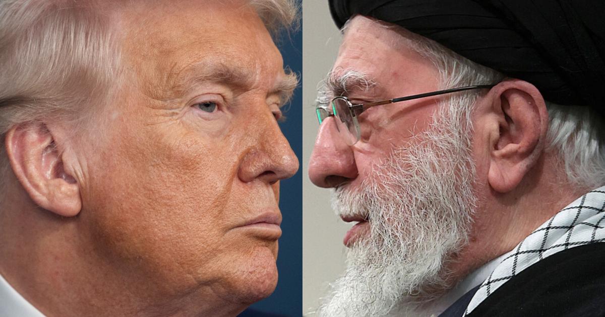 El presidente de EEUU, Donald Trump, y el líder supremo de Irán, Ali Jamenei, en sendas imágenes de archivo.