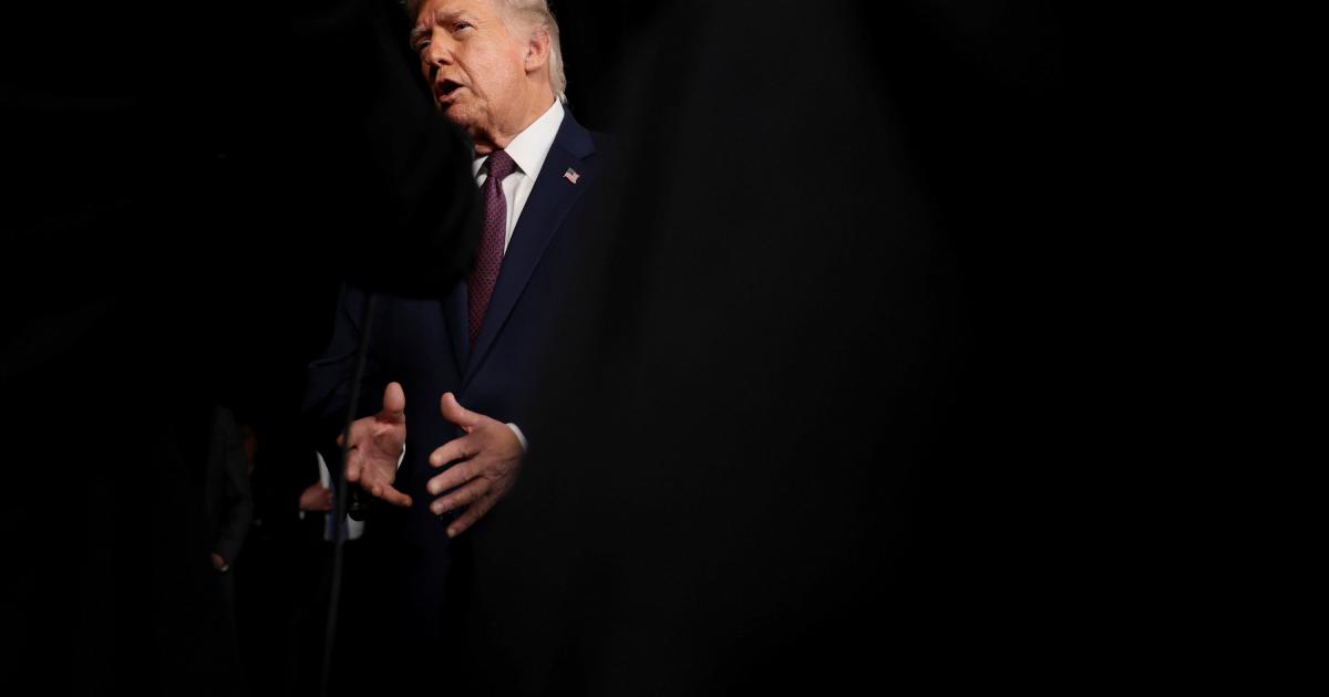 El presidente de EEUU, Donald Trump, en el estreno del documental "Melania" en el Centro John F. Kennedy para las Artes Escénicas, en Washington, el 29 de enero de 2026.