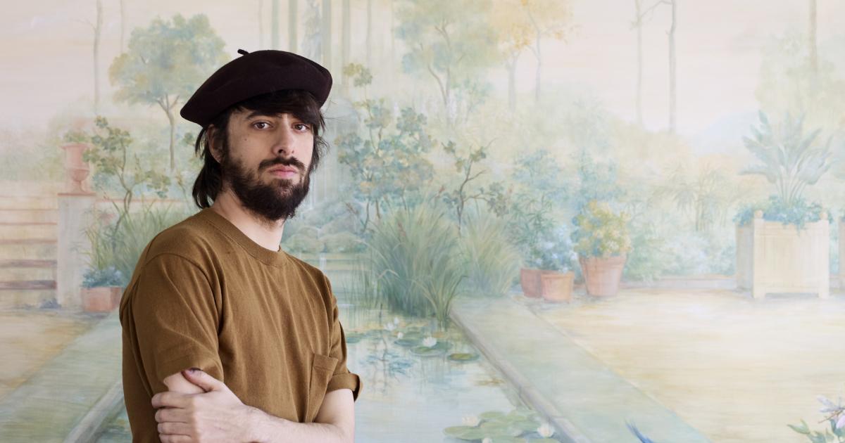 El escritor jienense David Uclés el día de la presentación de su novela 'La ciudad de las luces muertas'.