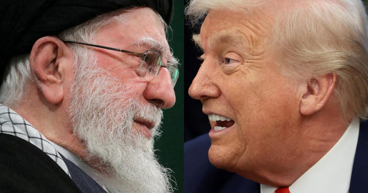 El líder supremo de Irán, Ali Jamenei, y el presidente de Estados Unidos, Donald Trump, en sendas imágenes de archivo.