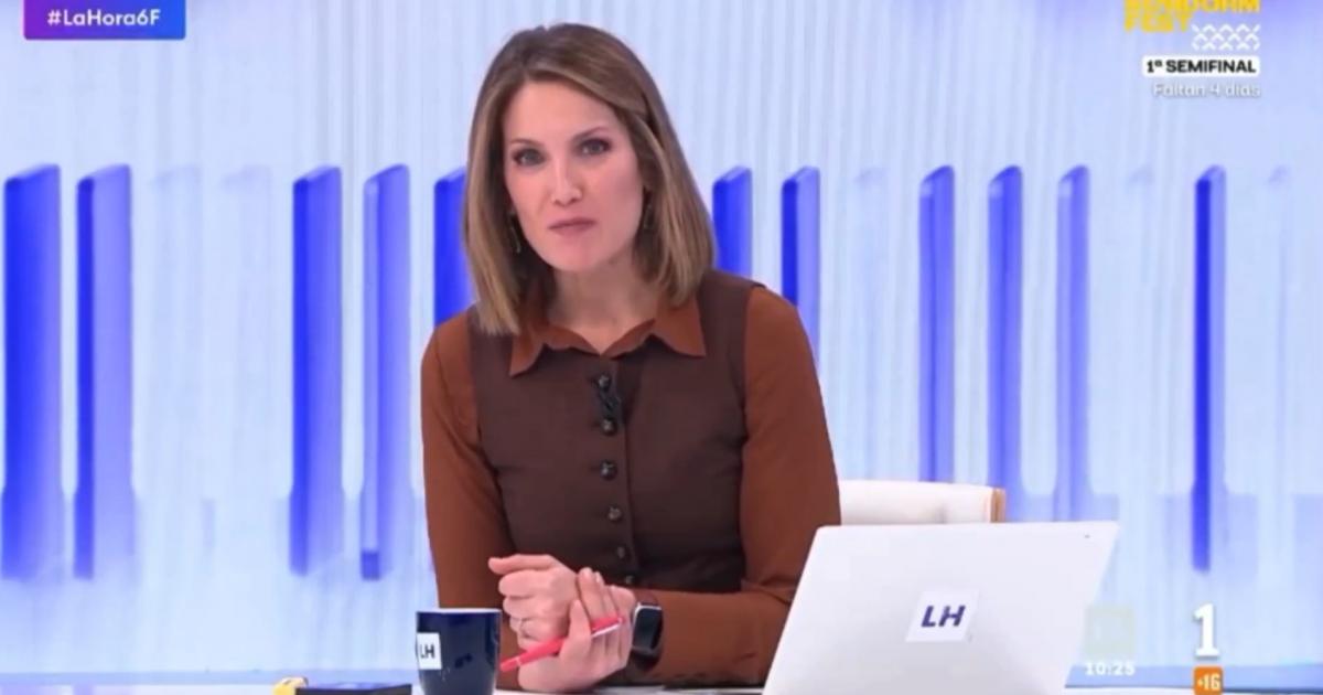 Silvia Intxaurrondo cuenta en directo que Jorge Azcón ha rechazado la entrevista en TVE como candidato a la reelección en Aragón.
