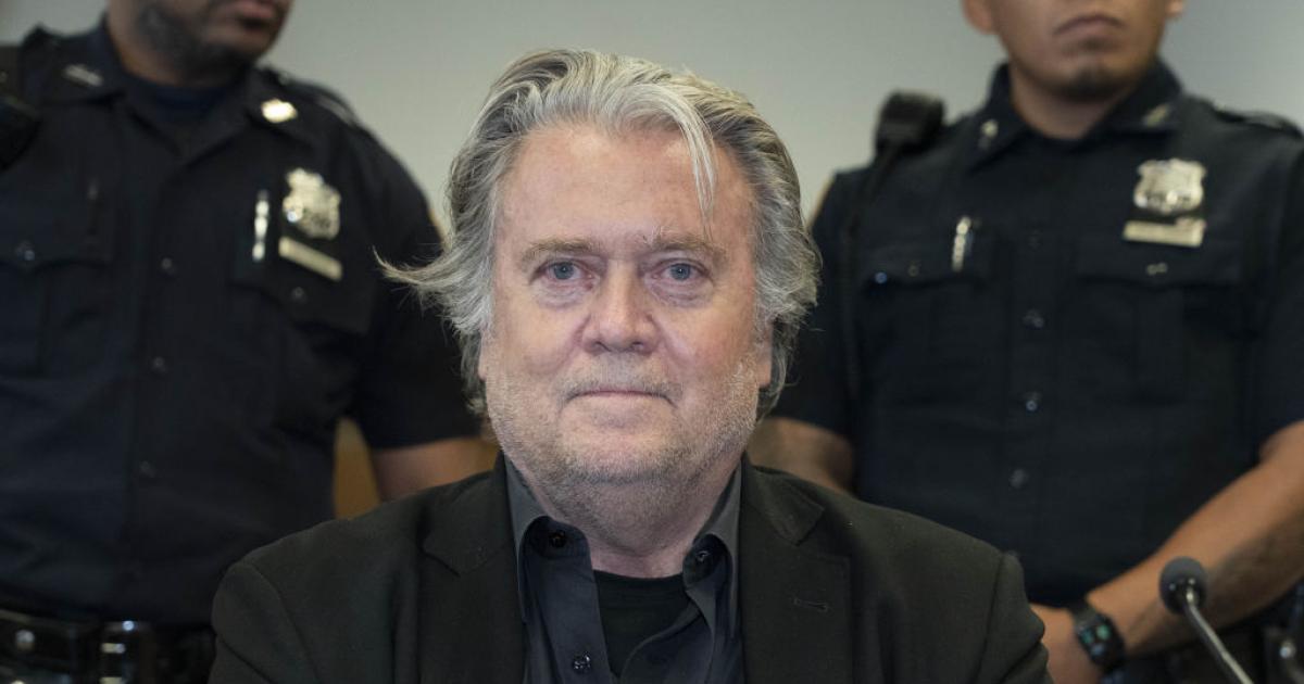 Steve Bannon, en un juicio en Nueva York