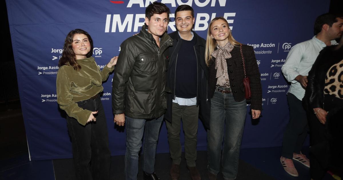 El agitador ultraderechista, Vito Quiles, en el acto final de campaña del PP.