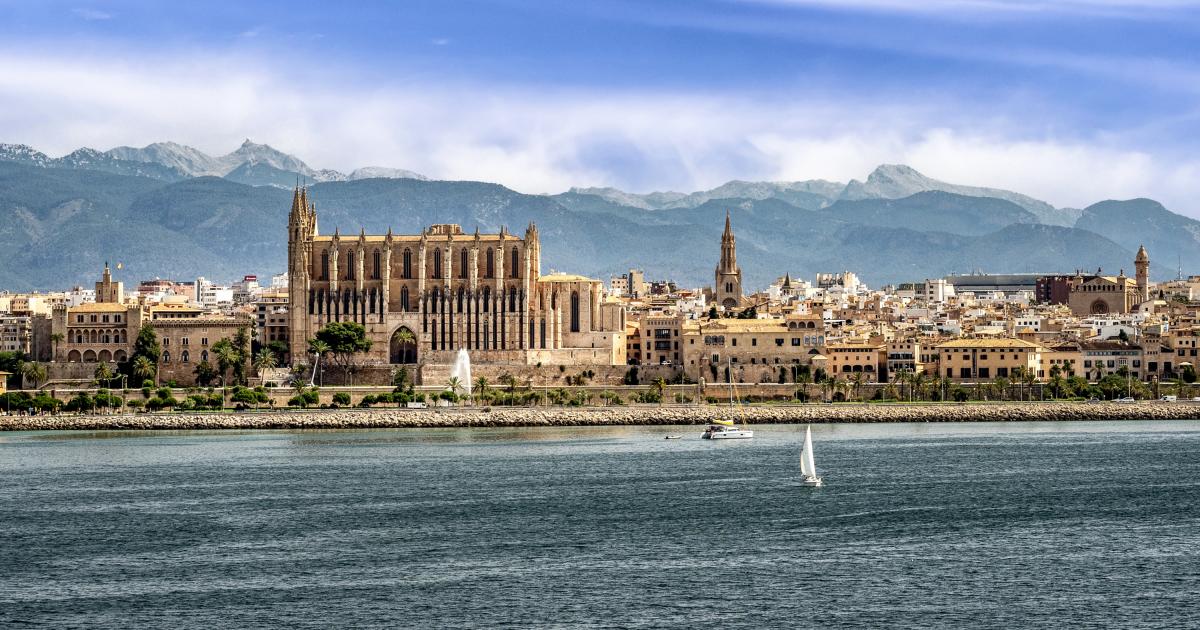 Vista de Palma de Mallorca desde el mar