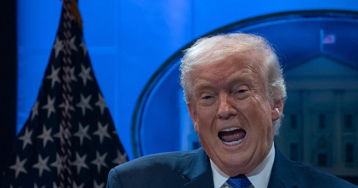 Donald Trump, el 20 de febrero de 2026 en una rueda de prensa sobre los aranceles.