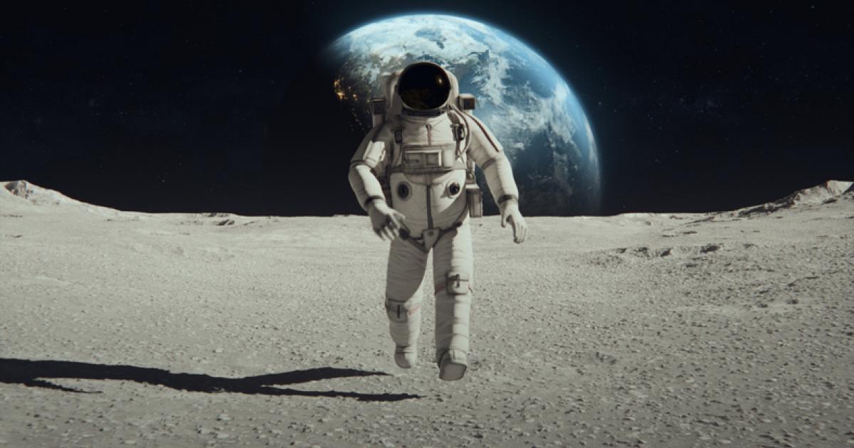 Imagen de recurso recreando el viaje a la Luna de la misión Apolo.