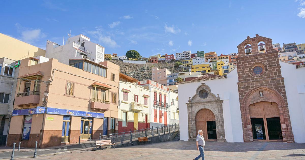 Vista de la Iglesia de la Asunción en San Sebastián de La Gomera
