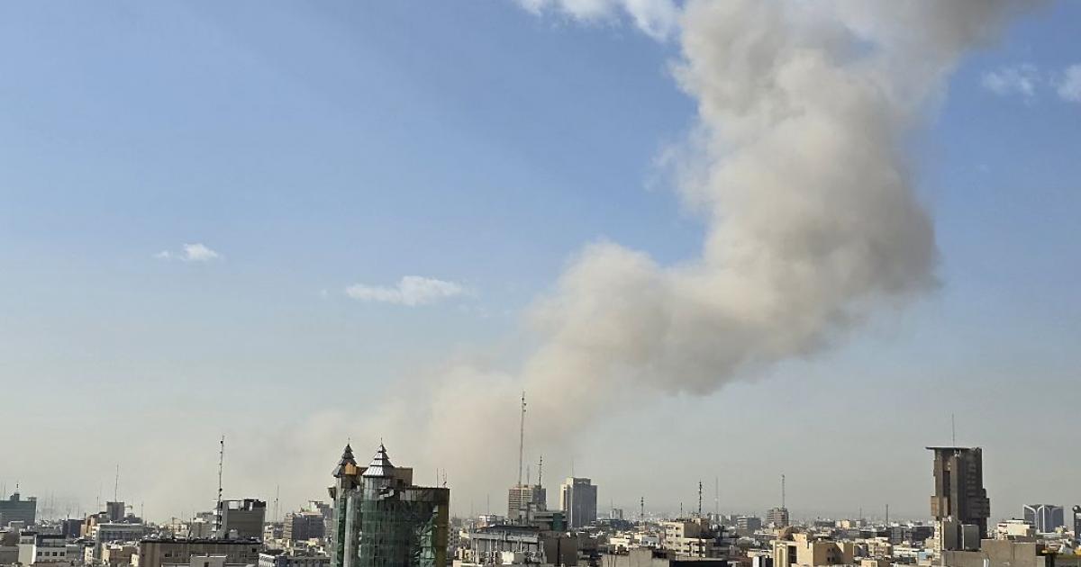 Explosión en Teherán (Irán) este 28 de febrero de 2026.